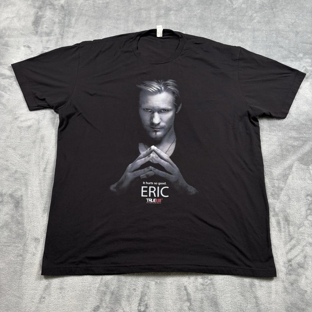 Vtg 2009 True Blood Eric Solo T-shirt Mens XL HBO Tv Show Promo Horror Tee